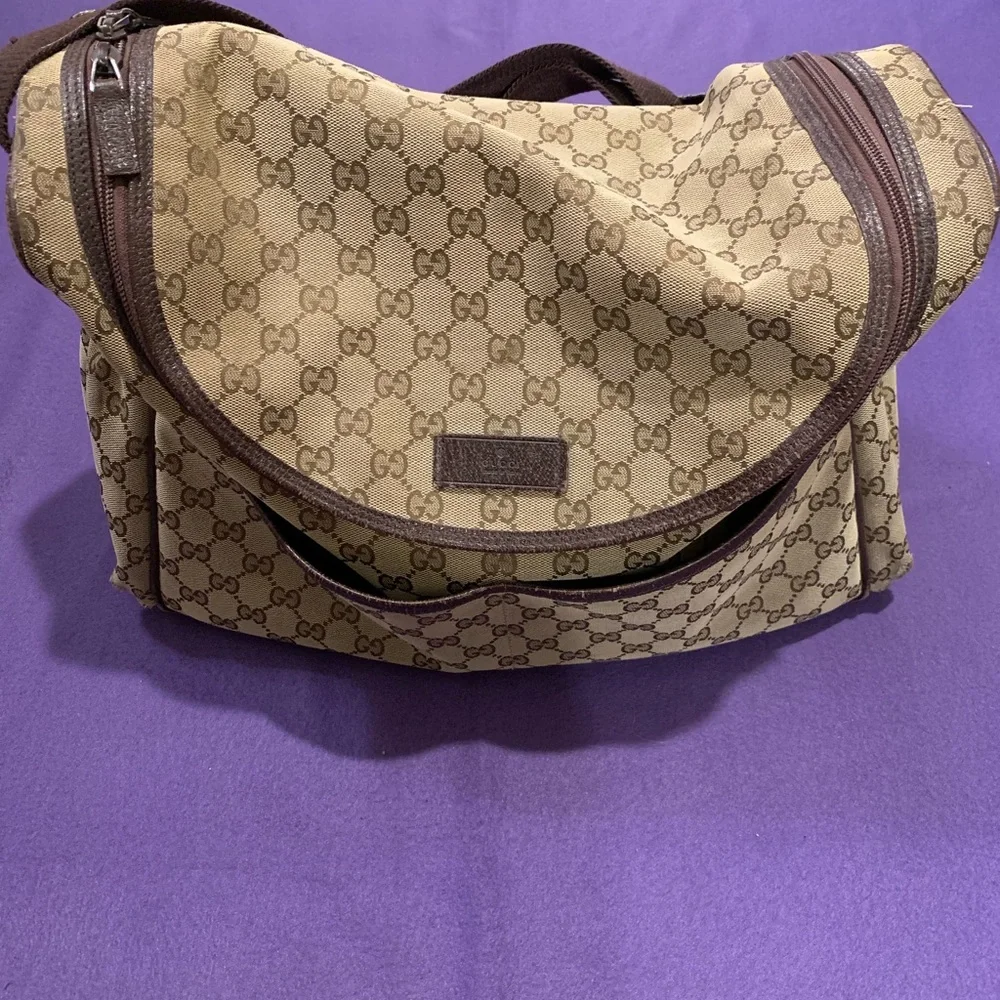 Gucci GG Canvas Messenger Bag